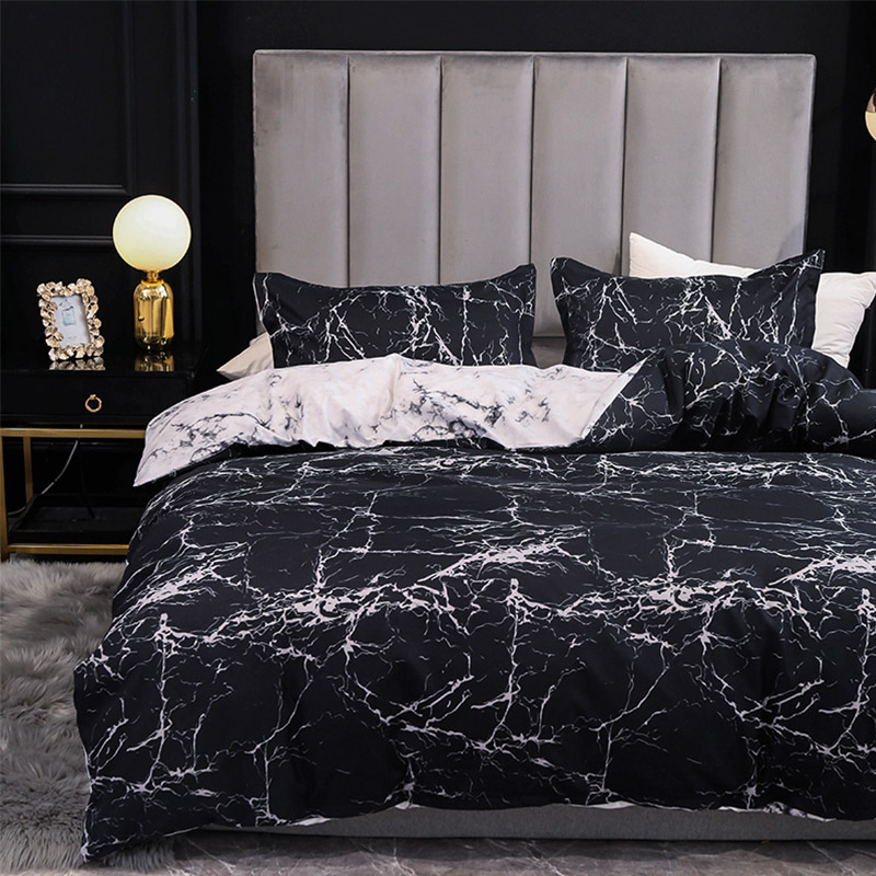 007-bộ drap trải giường in họa tiết đá cẩm thạch