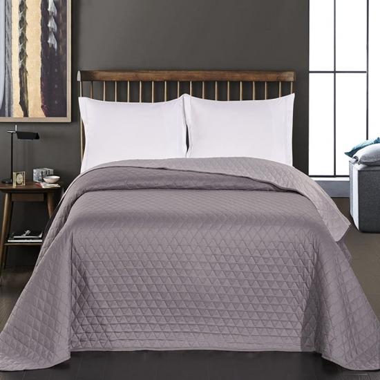 King Size Pinsonic Trải giường Khăn trải giường rắn có thể đảo ngược