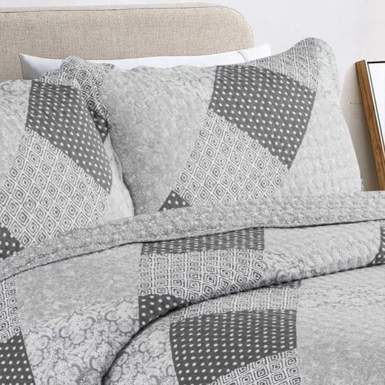 Ga trải giường chần bông chần bông in hình chắp vá 220x240cm