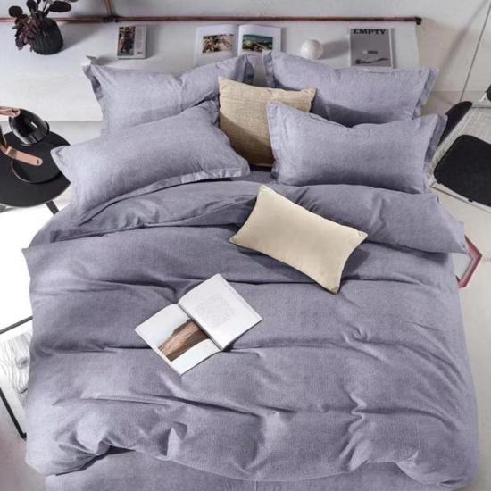 Bộ chăn ga gối đệm in hình đơn giản Bộ đồ giường mềm mại thoải mái